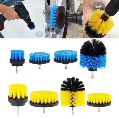 4pcs Drill Scrubber Brush Cleaning Brush Power Tool Electric Bristle Bathtub Tile Grout Cleaner COD [1581992]