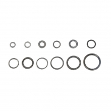 280/Pcs Aluminum Flat Washer Gasket Set M5/6/8/10/12/14/16/20 Flat Ring COD