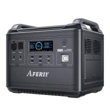 [US Direct] Aferiy 2000W Portable Power Station Set with 2* 200W Solar Panel, 1997Wh/624000mAh LiFePO4 Storage Battery, UPS Uninterruptible Device Power Supply For Energy Saving Camping Outdoors,2001