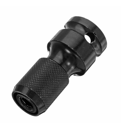 1/2 Inch Square To 1/4 Inch Hex Female Telescopic Socket Adapter Drill Chuck Converter Impact Driver COD [1248021]