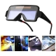 Automatic Darkening Dimming Welding Glasses Anti-glare Argon Arc Welding Glasses Welder Eye Protection Goggles Tools COD