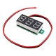 5pcs 0.28 Inch Two-wire 2.5-30V Digital Green Display DC Voltmeter Adjustable Voltage Meter COD