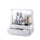 1/2/3 Layers Cosmetic Storage Box Desktop Makeup Organizer Dustproof Earrings Jewelry Box Display Stand Rack Tray COD