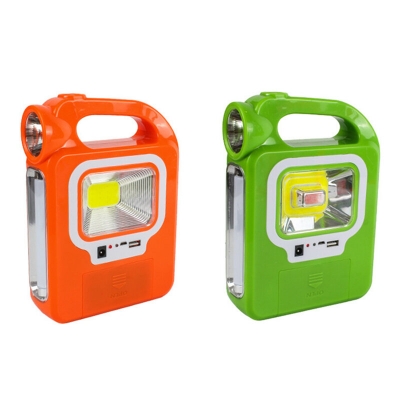 Portable Solar Lantern COB LED Work Lamp Emergency Spotlight USB Rechargeable Hand Lamp For Outdoor Hiking Camping COD [1976033]