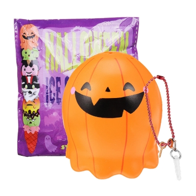 Puni Maru Stack Pumpkin Ice Cream Squishy With Magnet 7CM Licensed Slow Rising Original Package COD [1368019]