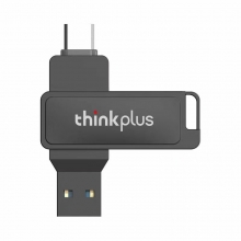 Lenovo Thinkplus MU233 USB3.2 Flash Drive High Speed Dual-interface Pendrive 256GB Mini Portable Memory U Disk for Phone TV Tablet COD