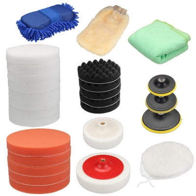 29Pcs Sponge Buffing Polishing Pad Buffer Kit For Electric Auto Polishers COD [1232223]