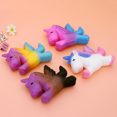 Unicorn Pegasus Squishy 11*9cm Slow Rising Soft Collection Gift Decor Toy COD [1304083]