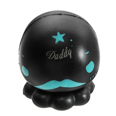 Deep Sea Cutie Black Octopus Squishy 16cm Slow Rising With Packaging Collection Gift Soft COD [1286609]