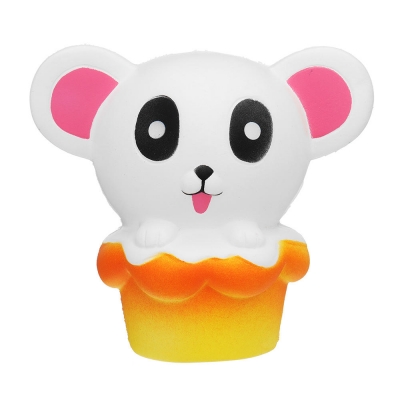 Bear Cake Squishy 11*12.5*8CM Slow Rising Cartoon Gift Collection Soft Toy COD [1327120]