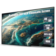 AWOL 120Inch ALR Projector Cinematic Screen UST 16:9 170° Viewing Angle Ambient 95% Ceiling Light Giant Cinema Screen COD