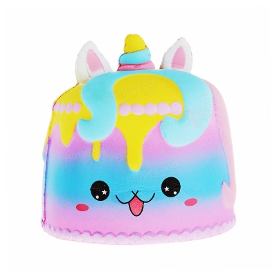 Crown Cake Squishy 11.4*12.6cm Kawaii Cute Soft Solw Rising Toy Cartoon Gift Collection With Packing COD [1314864]