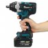 MUSTOOL 388VF 1/2 Inch 800N.m Cordless Electric Wrench Power Tools For Large Truck Wheel COD