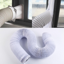 3M 15cm Dia Exhaust Hose PVC Flexible Ducting Air Conditioner Exhaust Hose Replacement Duct Outlet COD