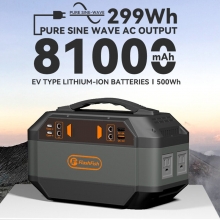 [USA Direct] FlashFish P56 Power Station 330W 81000mAh/3.7V Solar Power Generator Outdoor Power Supply Lifepo4 Battery for Home Outdoor COD