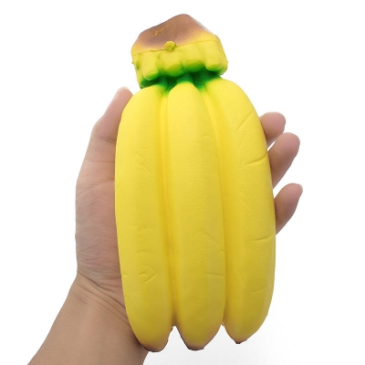 YunXin Squishy Banana Jumbo 20cm Soft Sweet Slow Rising With Packaging Fruit Collection Gift Decor COD [1210108]