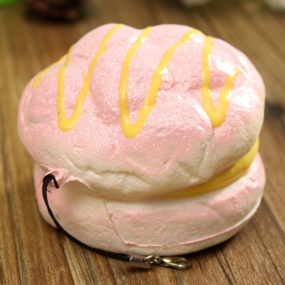 Squishy Cell Phone Charms Soft Cream Bread Bag Straps Hand Pillow COD [1070525]