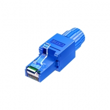 SAMZHE CAT5E/CAT6 RJ45 Connector Non-hit Network Crystal Head Thickened Gold-plated Unshielded Gigabit Network Cable Connector COD