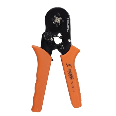 PARON JX-1687 6-4 Tube-type Terminal Crimping Plier Ratchet Labor-saving Crimping Pliers Sleeve-type Terminal Crimping Pliers Wire Ear Crimping Tool COD [1976760]