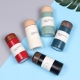 150/250ml Insulated Bottle Wood Grain Mini Cute Stainless Steel Thermos Cup Portable Pocket Vacuum Bottle Mini Coffee Mug with Tea Leak for Home Travel Outdoor