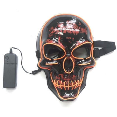 Halloween LED Mask Skull Glowing Mask Cold Light Mask Party EL Mask Light Up Masks Glow In Dark COD [1743027]