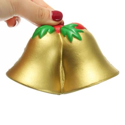 Chameleon Squishy Christmas Jingle Bell Slow Rising Toy With Packaging Kids Christmas Gift Decor COD [1248344]