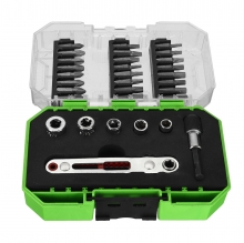 31 In 1 Screwdriver Set Mini Ratchet Wrench Socket Screw Head Combination Tool Set COD