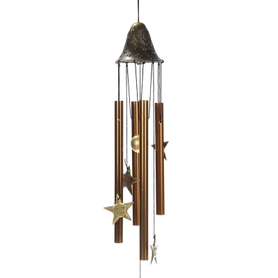 Wind Chimes Bell Pipe Feng Shui Organ House Decorations Star Moon Dolphin COD [1652137]