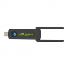 1300Mbps 2.4G/5G Dual Band USB3.0 WiFi Adapter Wifi Dongle USB Network Card Free Driver with External High Gain Dual Antenna for PC Laptop Computer COD