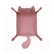 Cat Cartoon Desktop Storage Box PU Leather Creative Folding Button Tray Storage Baskets COD