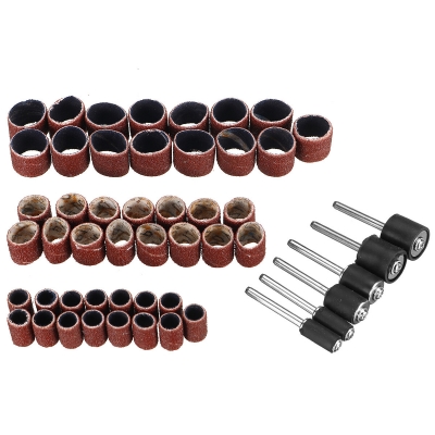 51Pcs Drum Sanding Kit Drill Bits Abrasive Tools Accessories Sandpaper Rotary Tools COD [1808747]