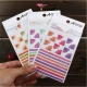 3 Pcs Korea Simple Life Painting Diary Stickers Diary Book Album Decoration COD