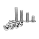 Suleve M5SH6 50Pcs M5 Stainless Steel Hex Socket Button Head Screw Bolt 8-30mm Optional Length COD